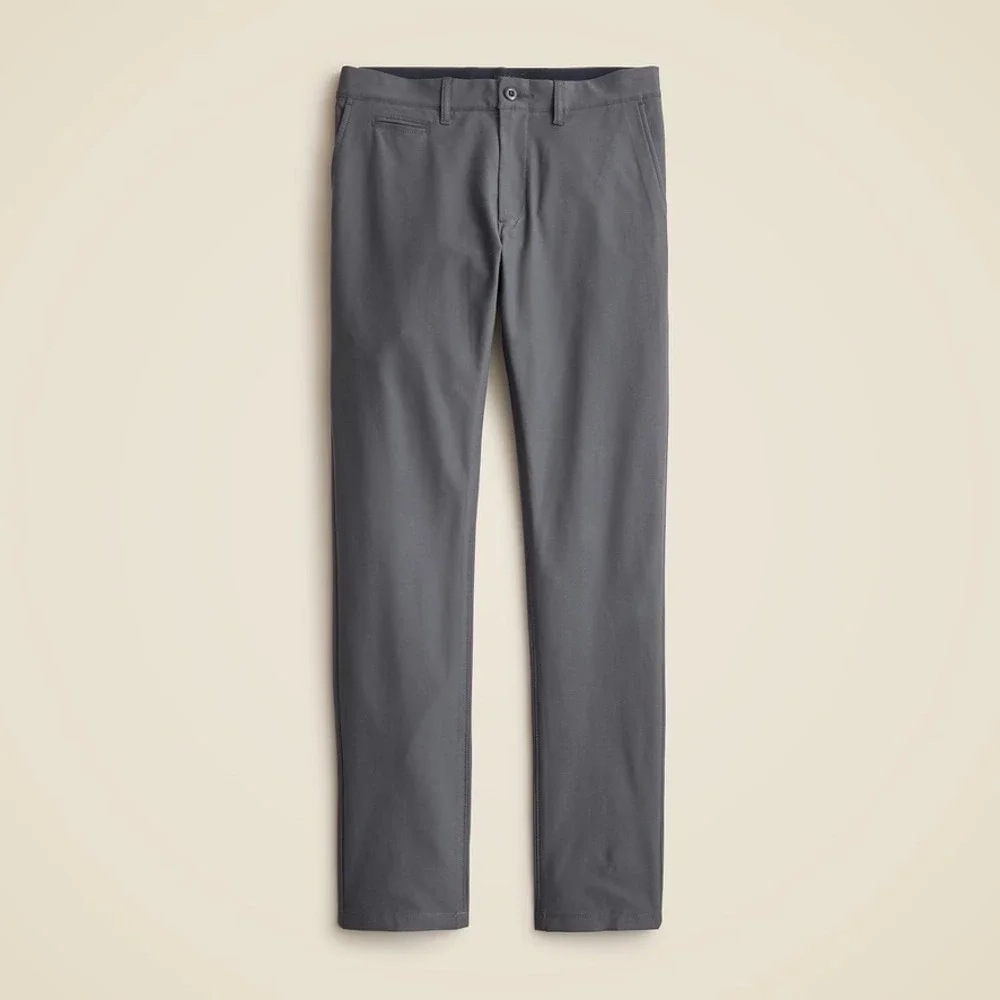 NEW!! Men's J. CREW 484 Slim Fit Tech Pants Atlantic Slate Gray‎ Tapered 31 x 32